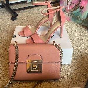 Aldo heels and purse